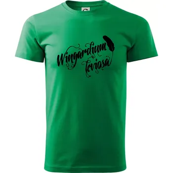 Pánské tričko Harry - Wingardium Leviosa - Klasické pánské triko vyšší gramáže - S ( Středně zelená )