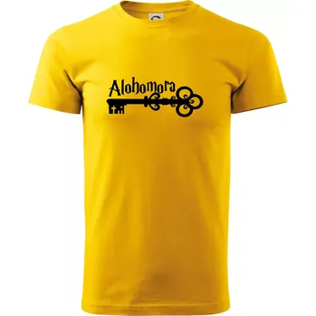 Pánské tričko Harry - Alohomora - Triko extra velké (5-8XL) - 6XL ( Žlutá )