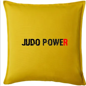 Polštář Judo power - Polštář 50x50 - 50x50 - Pouze potah ( Žlutá )