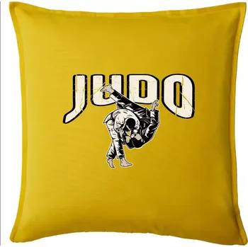 Polštář Judo v boji - Polštář 50x50 - 50x50 - Pouze potah ( Žlutá )