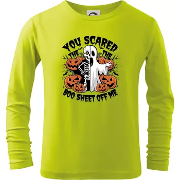 Dětská móda You scared - Triko dětské Long Sleeve - 134 cm/8 let ( Limetková )