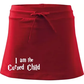 Dámská sukně Harry - Cursed Child - Sportovní sukně - two in one - M ( Červená )