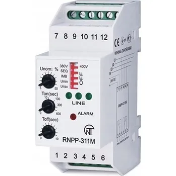Bezpečnostní kamera Snímač pořadí, výpadku a asymetrie fází 400V AC