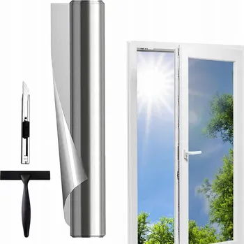 Okenní dekorace Samolepicí benátská Zrcadlo okenní Fólie na okenní sklo 45x200 sada