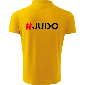 Pánská košile Judo Hashtag - Polokošile pánská Pique Polo 203 - 3XL ( Žlutá )
