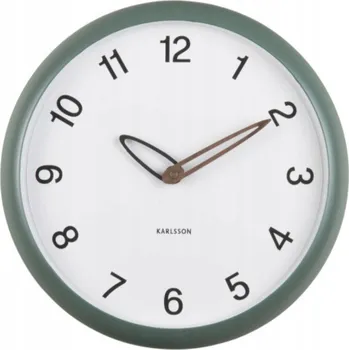 Hodiny Nástěnné hodiny, moderní, do kuchyně, jídelny, zelené Bella
