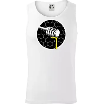 Včelařův med - Tílko pánské Core - XL ( Bílá )
