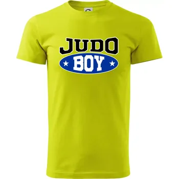 Judo Boy - Klasické pánské triko vyšší gramáže - S ( Limetková )