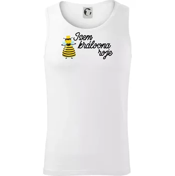 Jsem královna roje - Tílko pánské Core - M ( Bílá )