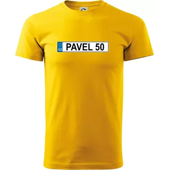 SPZ Pavel 50 - Triko extra velké (5-8XL) - 8XL ( Žlutá )