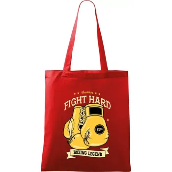 Boxing legend - Taška bavlněná - 42 x 38 cm ( Červená )