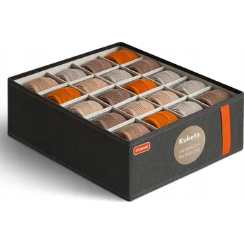 Úložný box ORGANIZÉR DO ŠUPLÍKU SKŘÍNĚ NA PRÁDLO SKLÁDACÍ ÚLOŽNÝ BOX XL