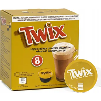 Kapsle Nescafé TWIX do Dolce Gusto 8 ks – Karamelová Čokoláda