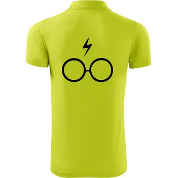 Pánská košile Harry - Brýle - Polokošile Victory sportovní (dresovina) - XL ( Limetková )