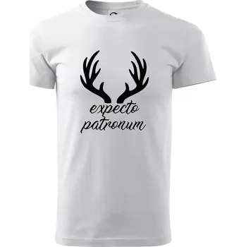 Pánské tričko Harry - Expecto patronum - Klasické pánské triko vyšší gramáže - XS ( Bílá )