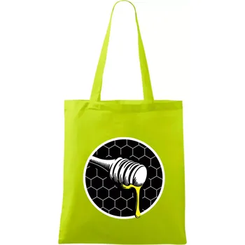 Včelařův med - Taška bavlněná - 42 x 38 cm ( Limetková )