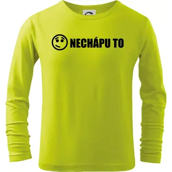 Dětská móda Nechápu to - pořád to nechápu - Triko dětské Long Sleeve - 146 cm/10 let ( Limetková )