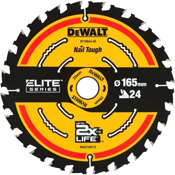 Pilový kotouč DeWALT DEW1002 165 x 20 mm 24 zubů