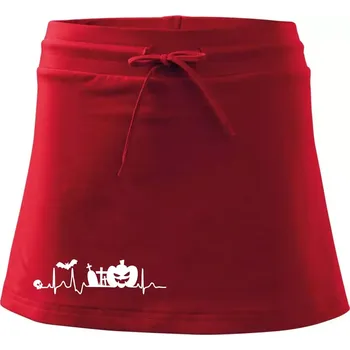 Dámské oblečení EKG Halloween - Sportovní sukně - two in one - XL ( Červená )