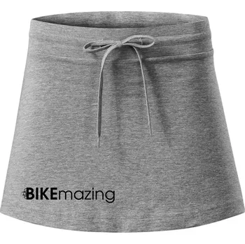 Dámské oblečení Bike nápisy Bikemazing - Sportovní sukně - two in one - XS ( Tmavě šedý melír )