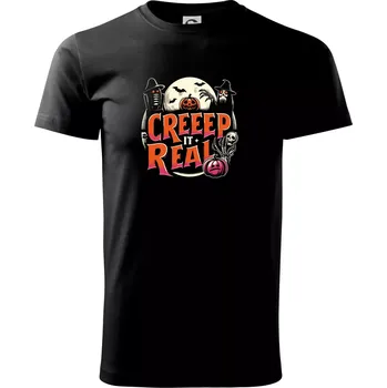 Creep it real - Triko extra velké (5-8XL) - 8XL ( Černá )