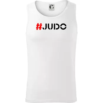 Judo Hashtag - Tílko pánské Core - S ( Bílá )