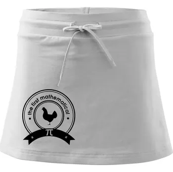 Dámská sukně The First Mathematical - Sportovní sukně - two in one - S ( Bílá )