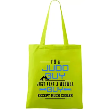 Judo Guy - Taška bavlněná - 42 x 38 cm ( Limetková )