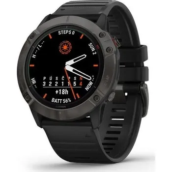 Chytré hodinky Garmin epix Pro (Gen 2) Glass - 51 mm - Gray / Black Silicone Band EU