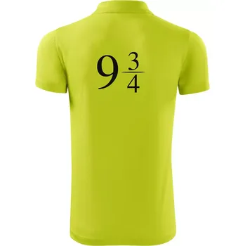Pánská košile Harry - Nástupiště 9 a třičtvrtě - Polokošile Victory sportovní (dresovina) - M ( Limetková )