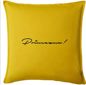 Polštář Řekni to - Princezna - Polštář 50x50 - 50x50 - Pouze potah ( Žlutá )