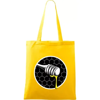 Včelařův med - Taška bavlněná - 42 x 38 cm ( Žlutá )