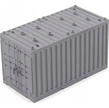 ostatní stavebnice Vojenský kontejner Stavebnice Sada vojenských kostek, barva šedá