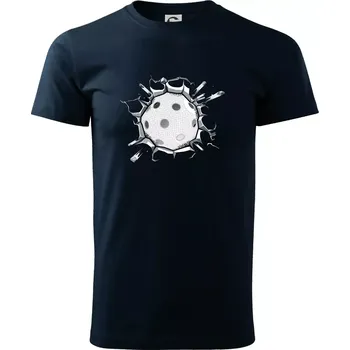 Florbal míč v triku - Triko extra velké (5-8XL) - 6XL ( Námořní modrá (velmi tmavá - téměř černá) )