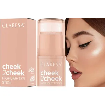 Tvářenka Rozjasňovač v tyčince Claresa zlatý Pearl Shine