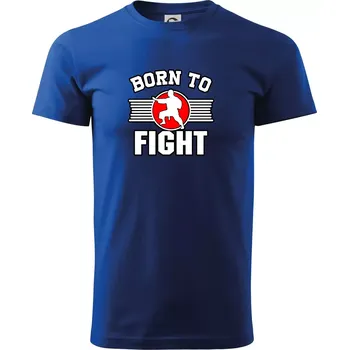 Pánské tričko Judo Born to fight - Triko extra velké (5-8XL) - 6XL ( Královská modrá )