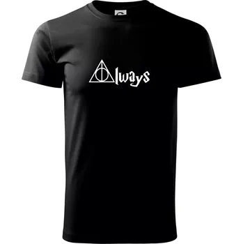 Pánské tričko Harry - Always - Triko extra velké (5-8XL) - 6XL ( Černá )