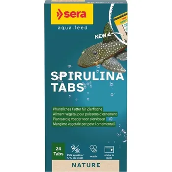 Krmivo pro rybičky SERA Spirulina Tabs Nature (24ks) 16g