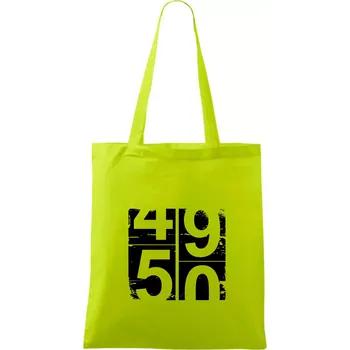 Tachometr 50 - Taška bavlněná - 42 x 38 cm ( Limetková )