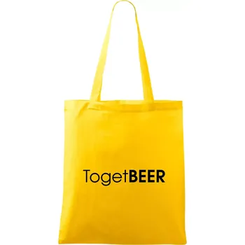 Pivní nápisy TogetBEER - Taška bavlněná - 42 x 38 cm ( Žlutá )