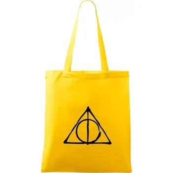 Harry - symbol relikvie - Taška bavlněná - 42 x 38 cm ( Žlutá )