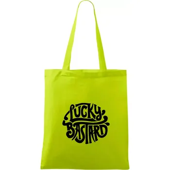Lucky Bastard - Taška bavlněná - 42 x 38 cm ( Limetková )