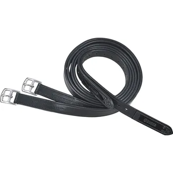 BUSSE Řemeny třmenové Passage Line LK BUSSE, 22 mm široké, různé délky, černé Délka: 170 cm