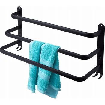 Věšák Tyč na kolíčky Vilde černá