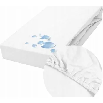Prostěradlo Prostěradlo nepromokavé s gumou bavlna 90x200 cm NEPROMOKAVÉ bílé