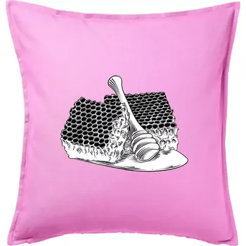 Polštář Plastev s medem - Polštář 50x50 - 50x50 - Pouze potah ( Růžová )