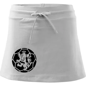 Dámská sukně Házená míč lev - Sportovní sukně - two in one - M ( Bílá )