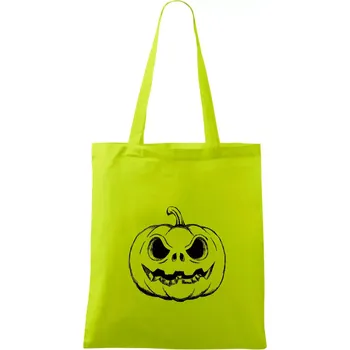 Dýně sketch - Taška bavlněná - 42 x 38 cm ( Limetková )