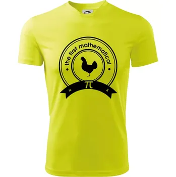 The First Mathematical - Dětské triko sportovní (dresovina) - 158 cm/12 let ( Neonově žlutá )