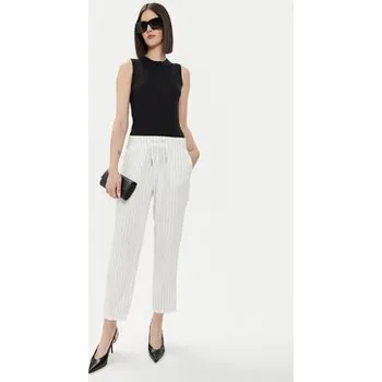 Dámské kalhoty ONLY Kalhoty z materiálu Caro Poptrash 15278710 Bílá Comfort Fit XL_32